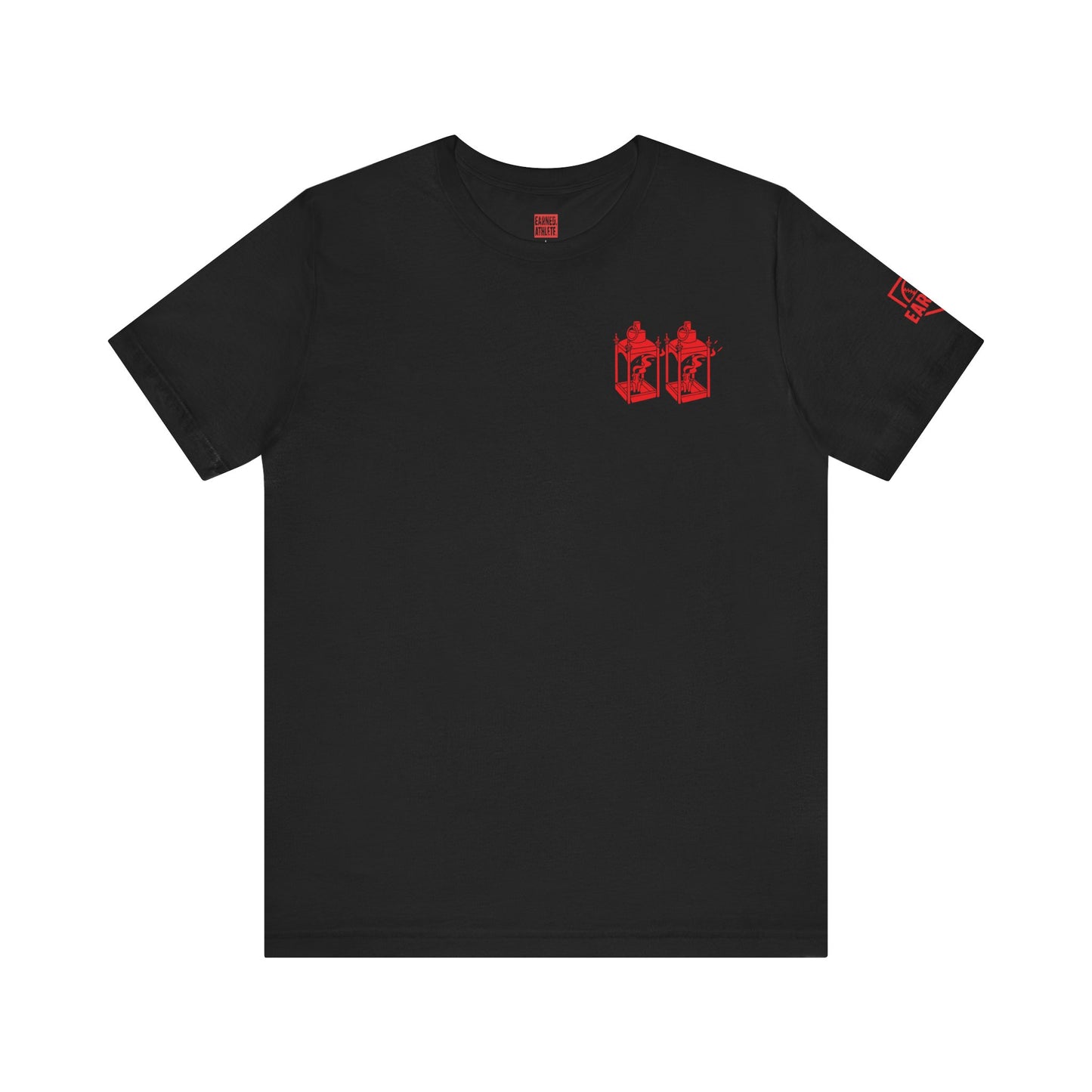 ONE IF BY LAND, TWO IF IT'S A DOUBLE Adult Tee (Paul Revere Red) - AMERICA 250 Collection