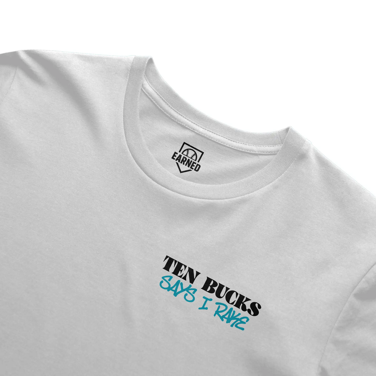 Ten Bucks Says I Rake Blue Design
