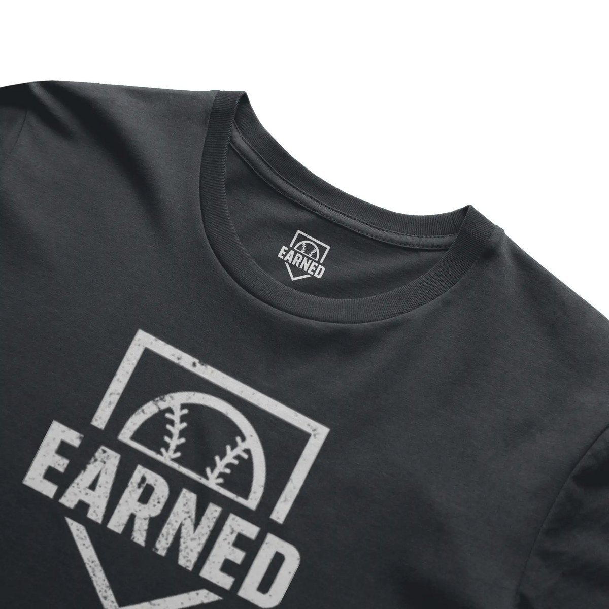 earnedEARNED Adult Tee White Logo
