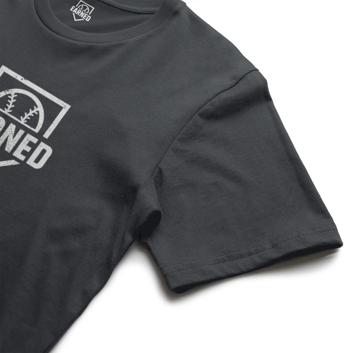 earnedEARNED Adult Tee White Logo