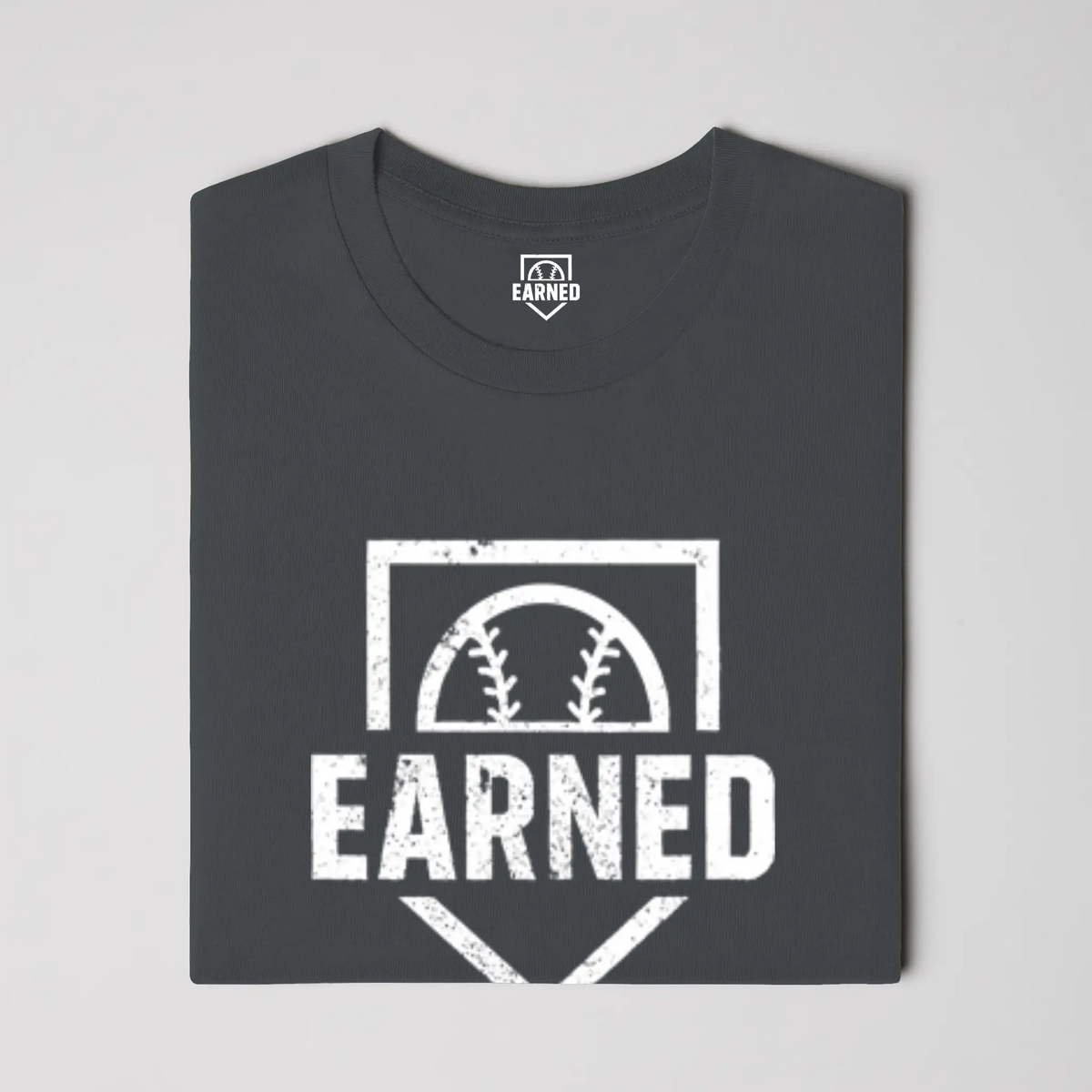 earnedEARNED Adult Tee White Logo