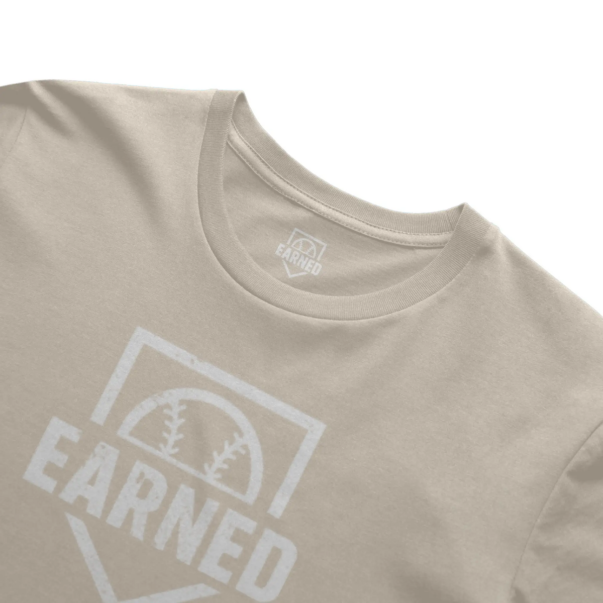 earnedEARNED Adult Tee White Logo