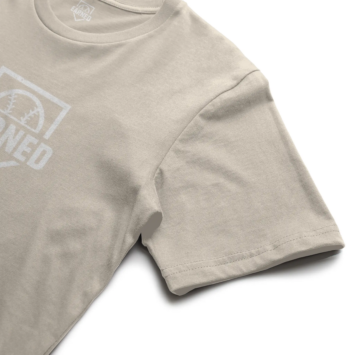 earnedEARNED Adult Tee White Logo