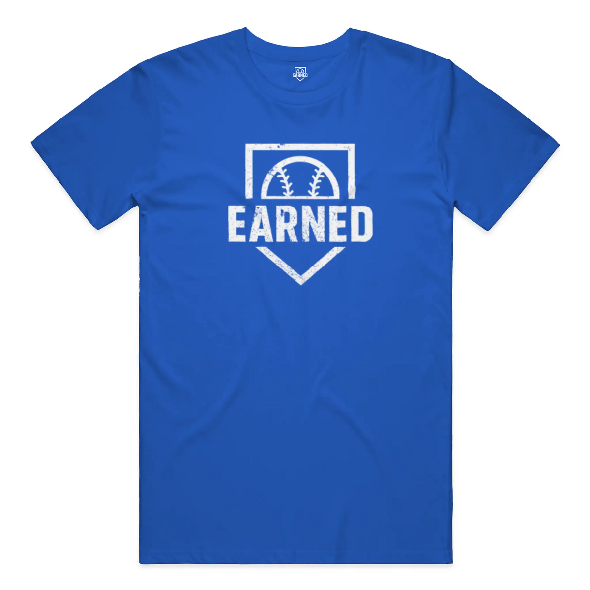 earnedEARNED Adult Tee White Logo