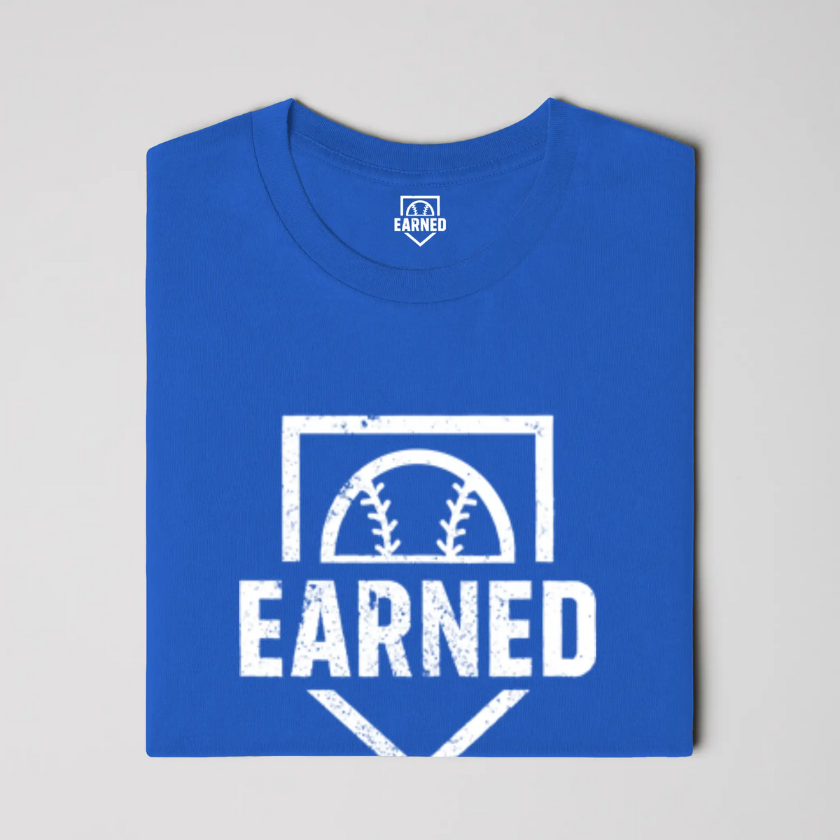 earnedEARNED Adult Tee White Logo