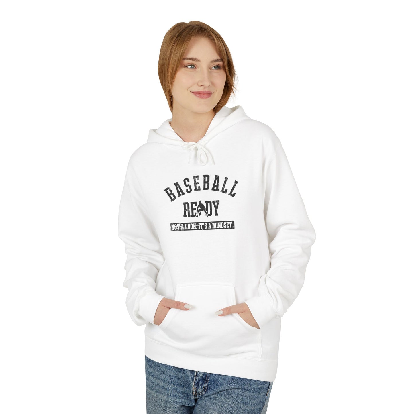BASEBALL READY Youth Hoodie - Black Graphic