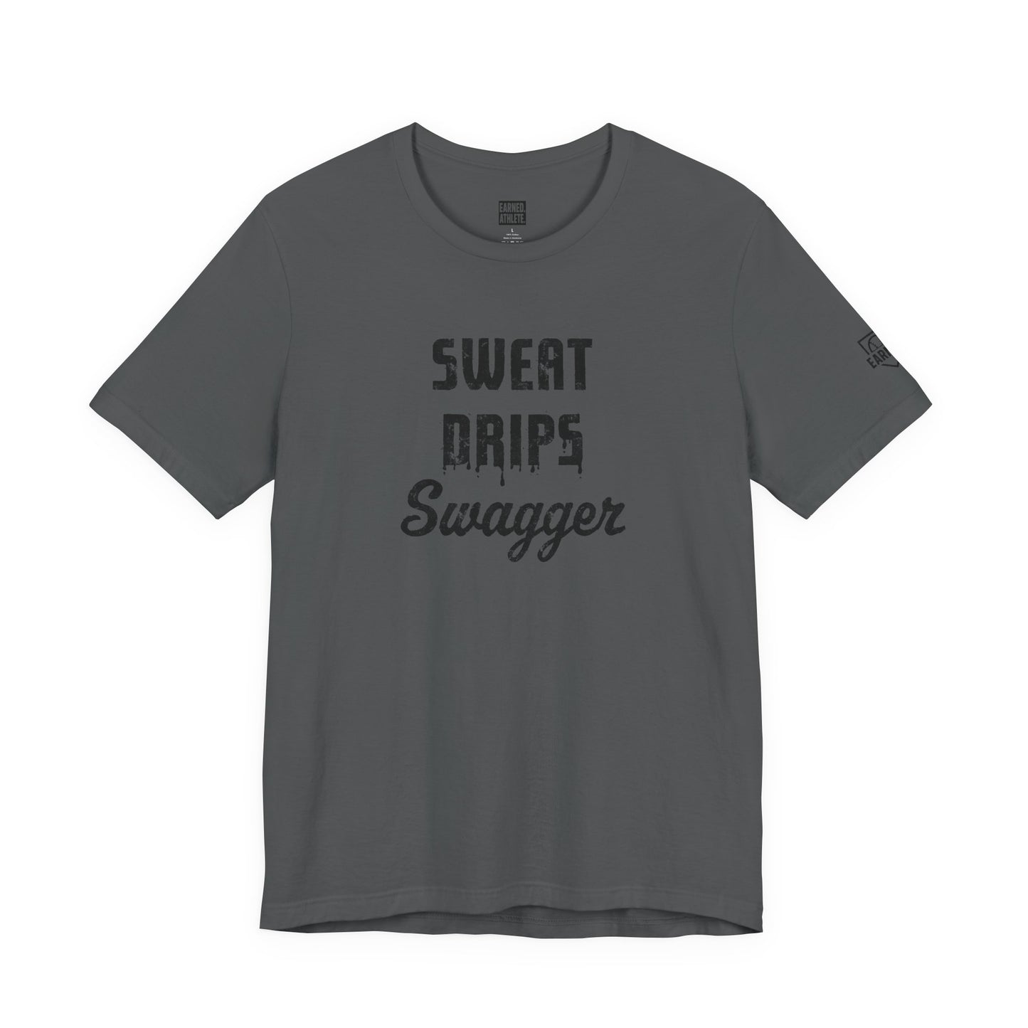 Sweat Drips Swagger Adult Tee - Black Graphic