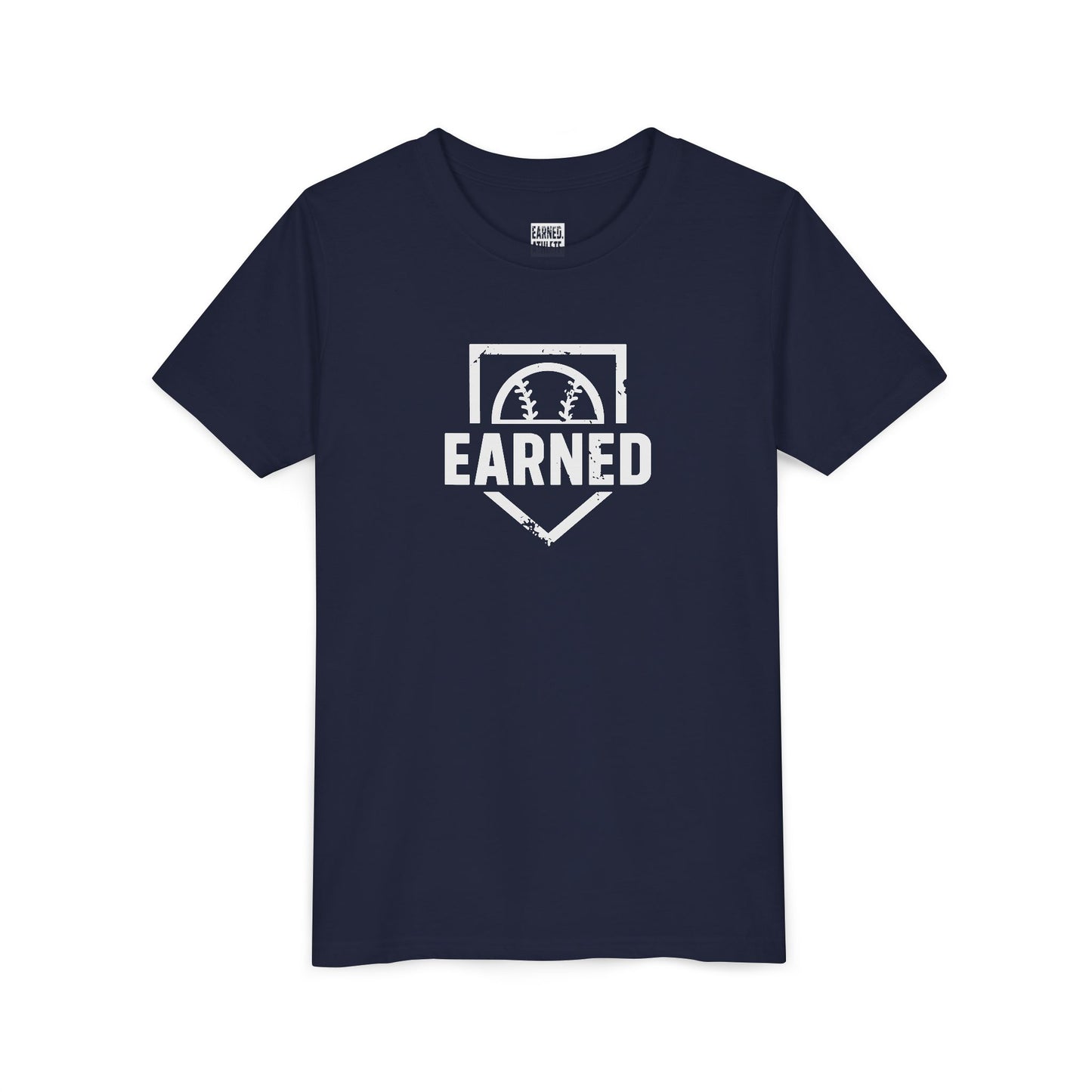 Earned Youth Tee - White Logo