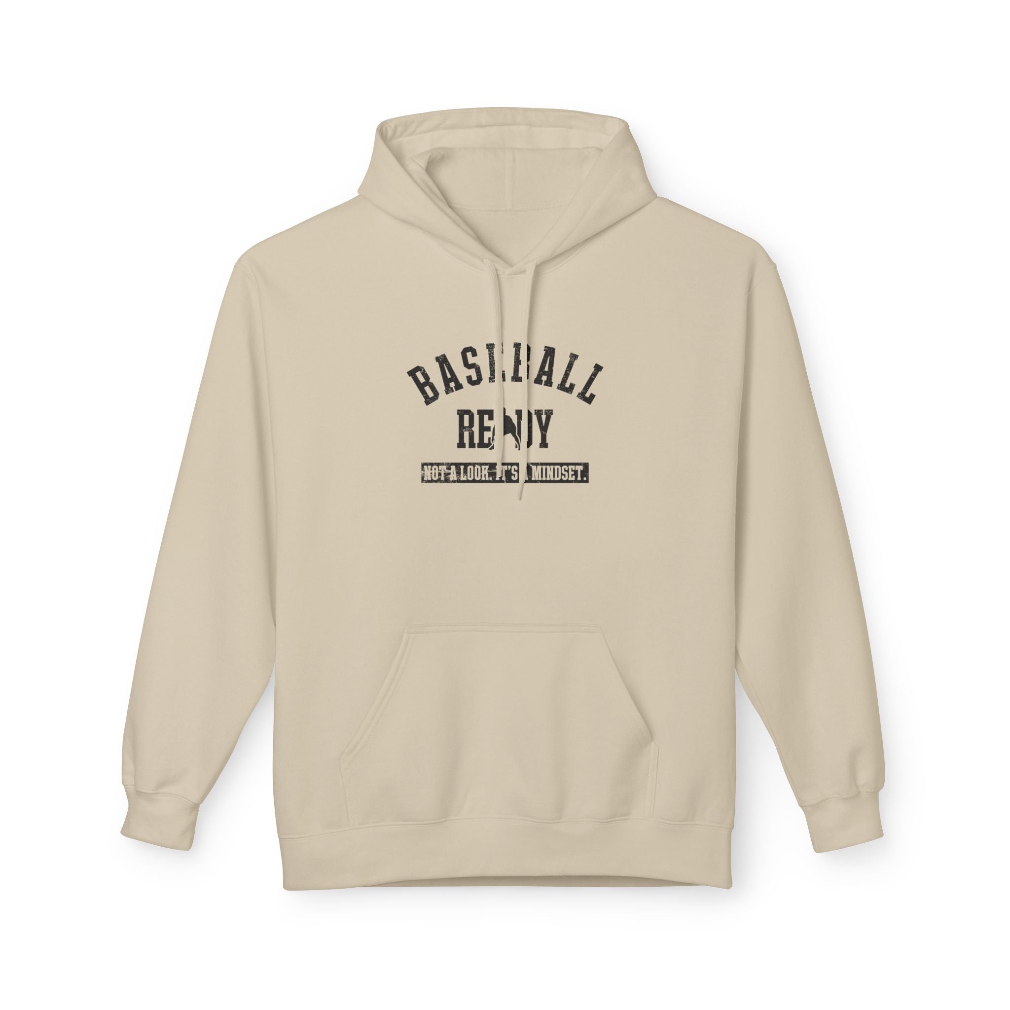 BASEBALL READY Youth Hoodie - Black Graphic