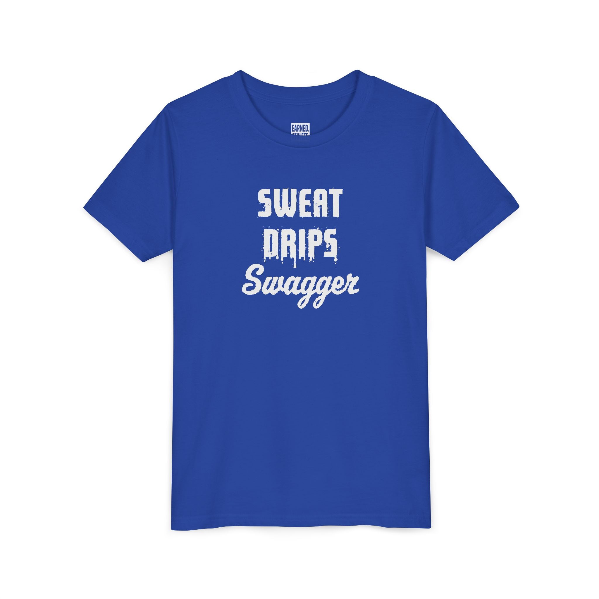 Sweat Drips Swagger Youth Tee - White Graphic