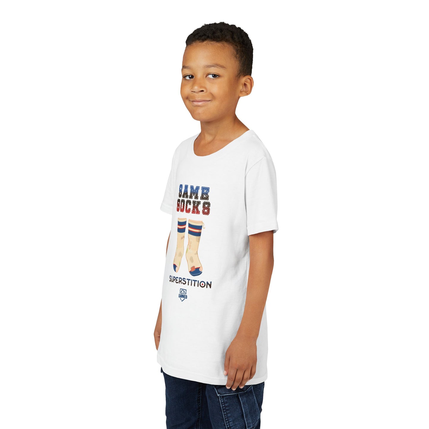 SAME SOCKS Youth Tee - SUPERSTITION Collection