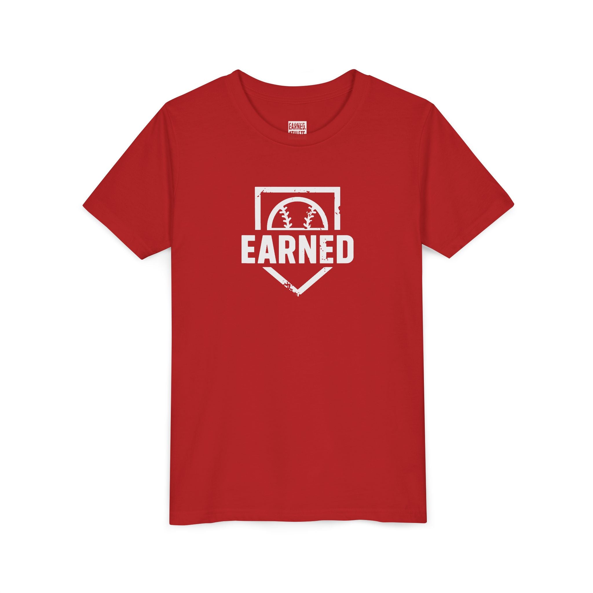 Earned Youth Tee - White Logo