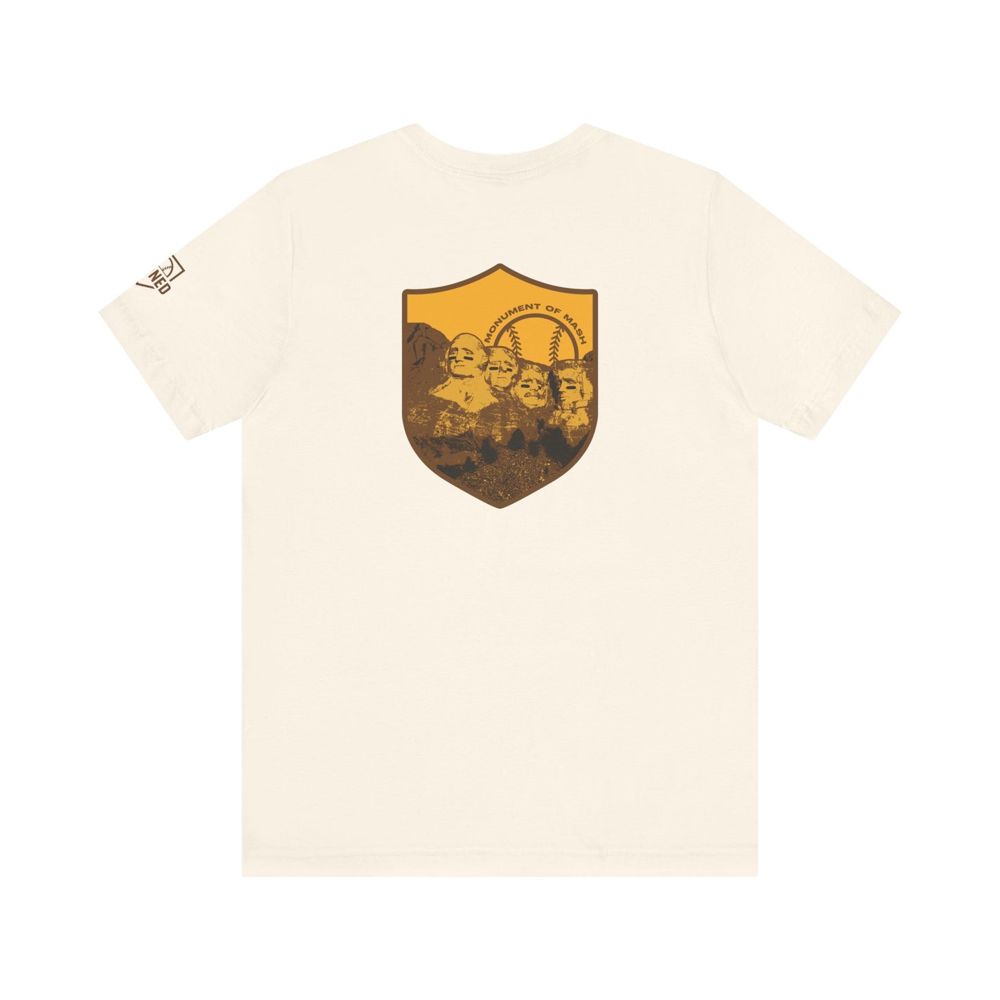 Monument Of Mash Adult Tee - Gold Graphic America 250 Collection