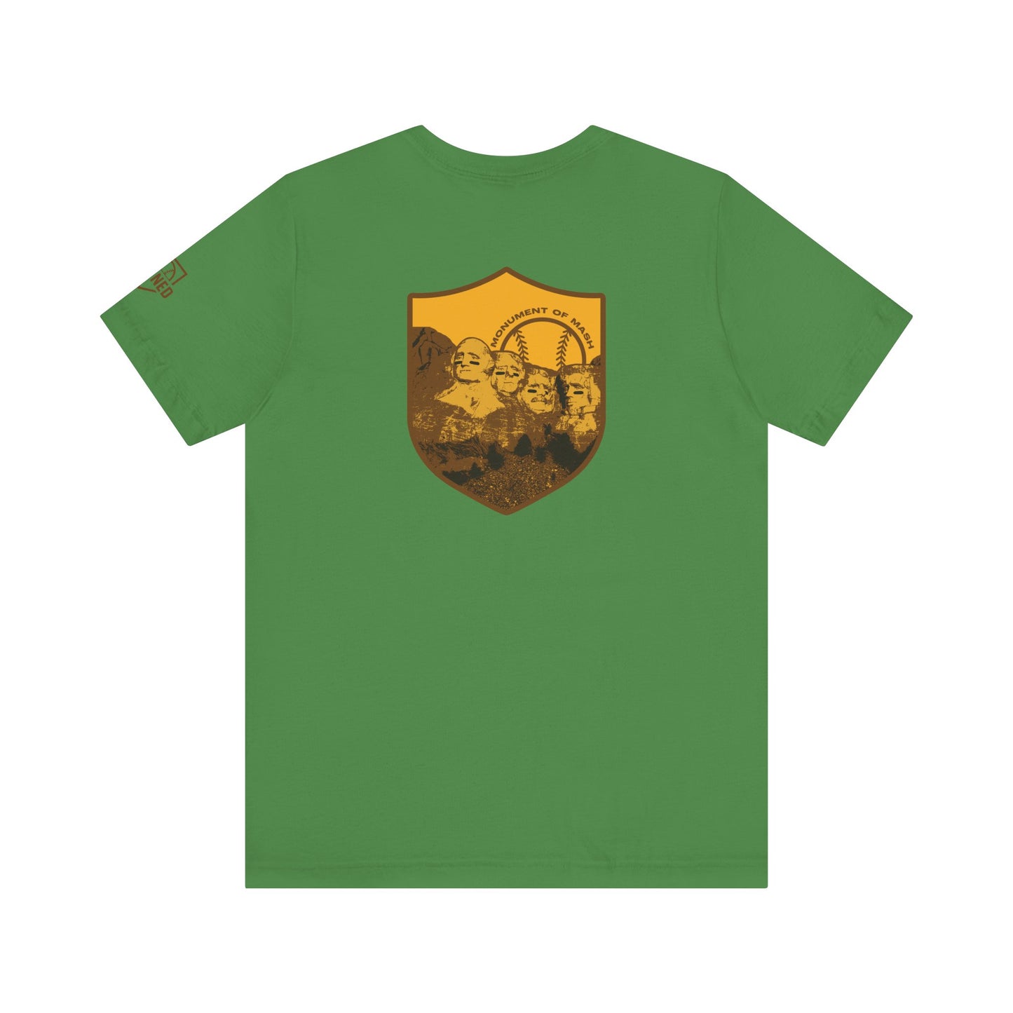 Monument Of Mash Adult Tee - Gold Graphic America 250 Collection