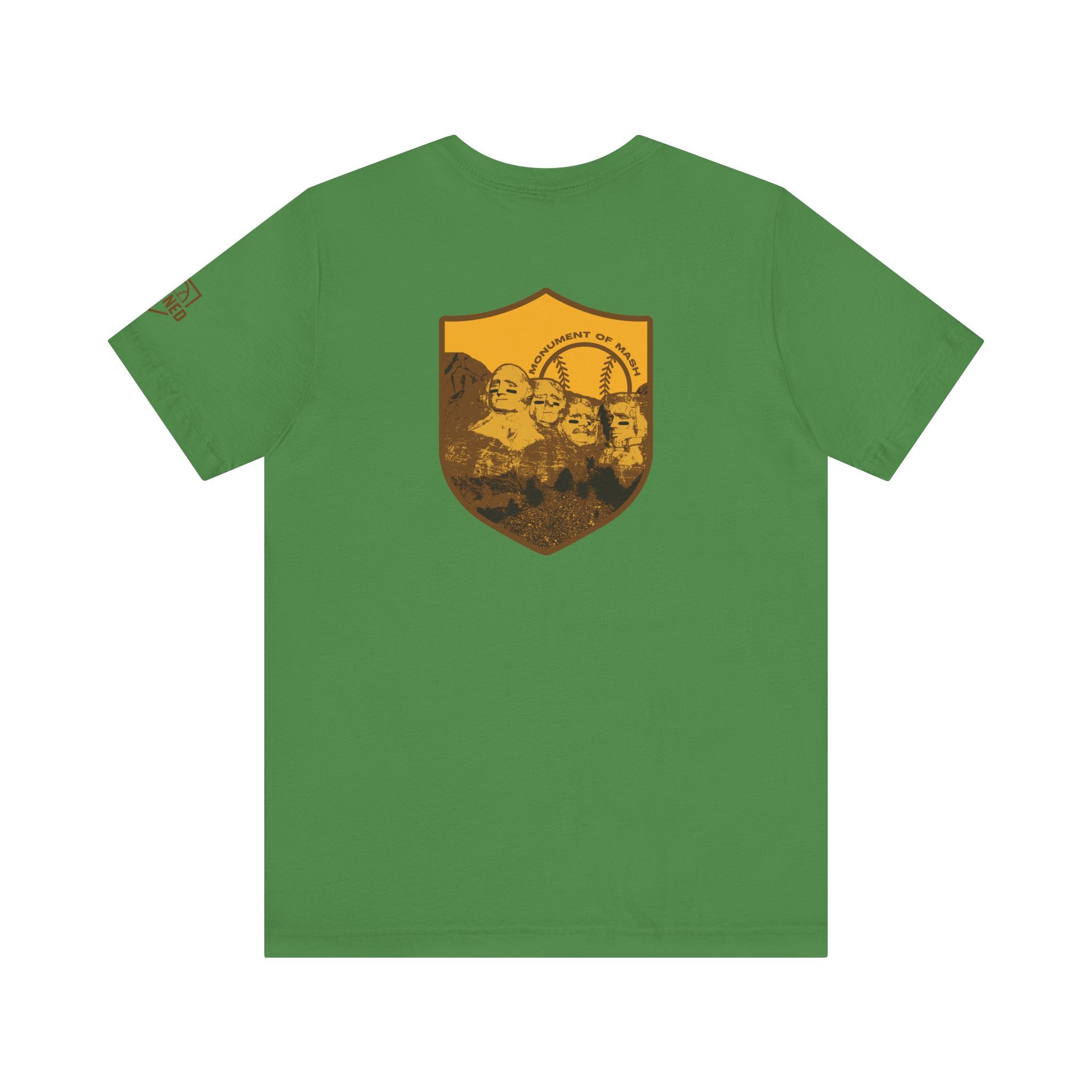 Monument Of Mash Adult Tee - Gold Graphic America 250 Collection