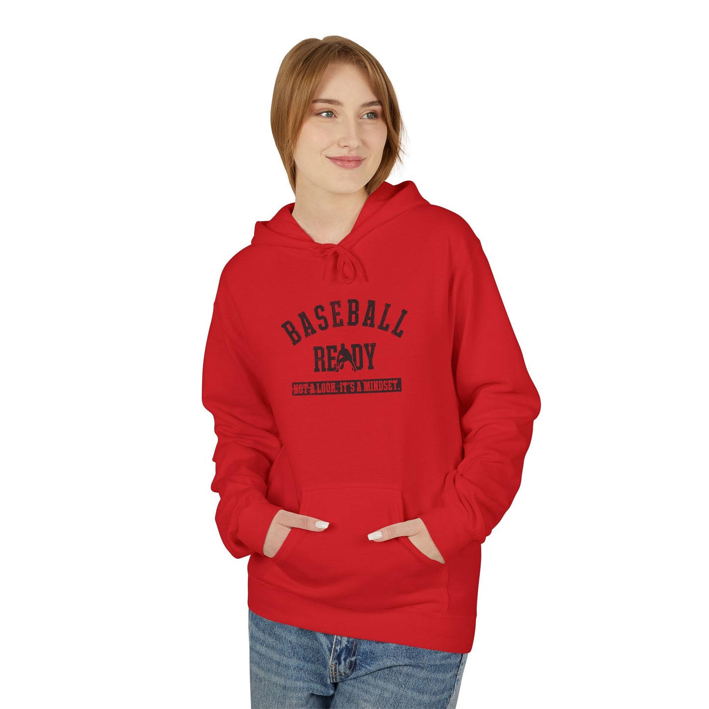 BASEBALL READY Youth Hoodie - Black Graphic