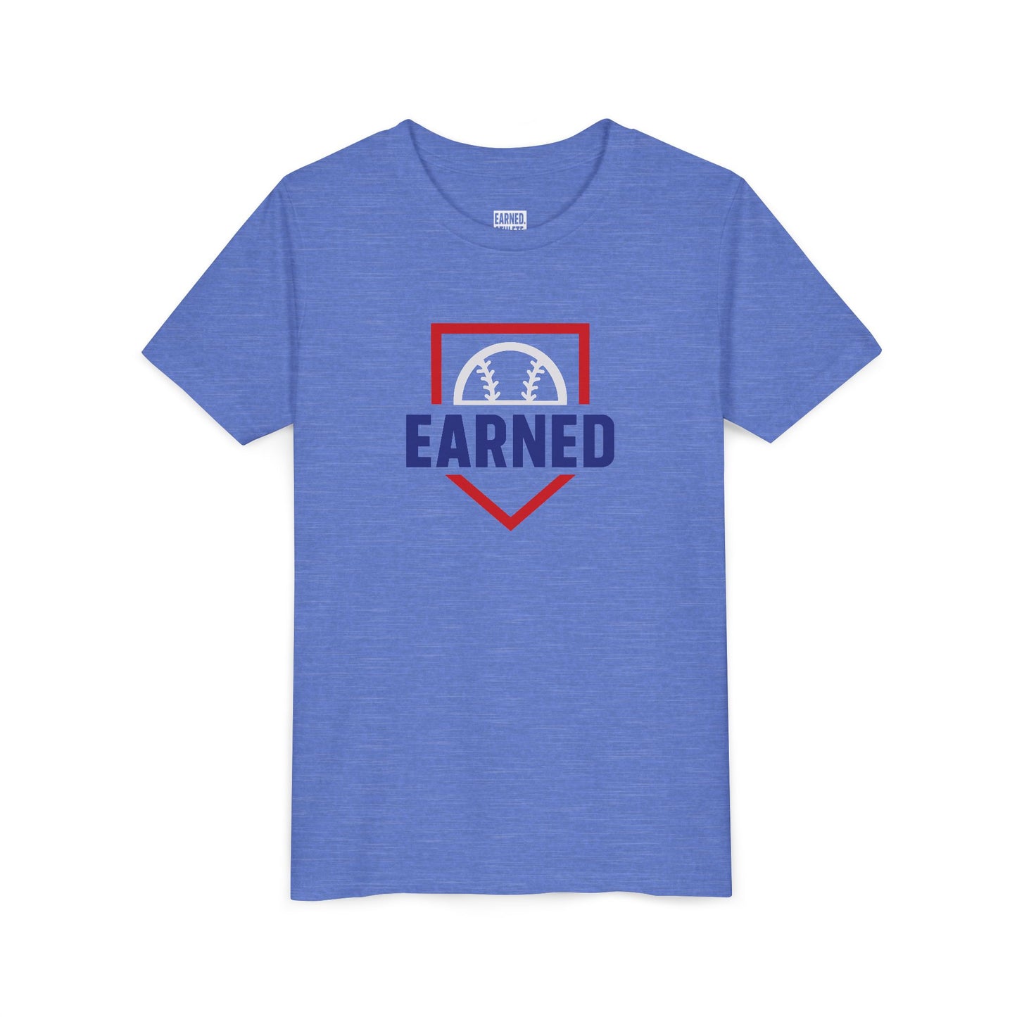 EARNED Youth Tee - Red Plate Logo
