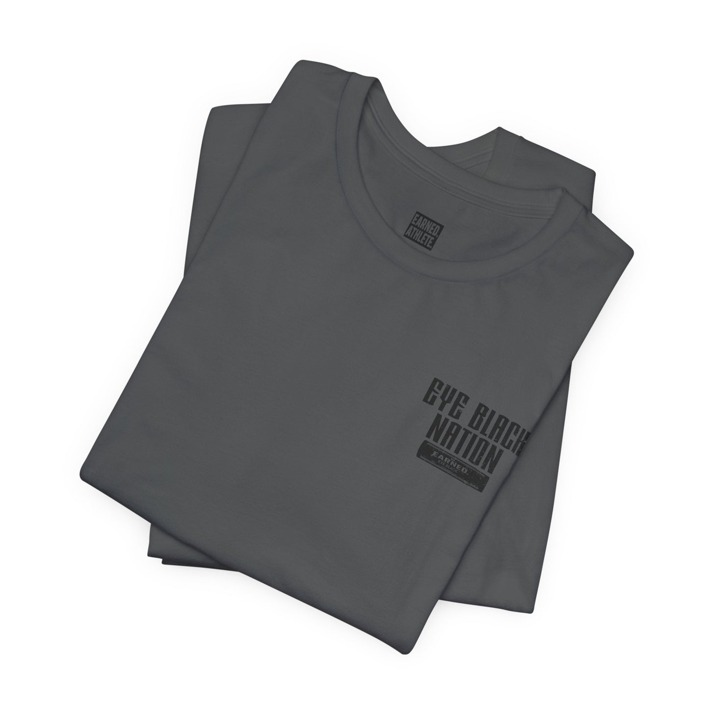EYE BLACK NATION / WARRIOR Adult Tee - Black Font