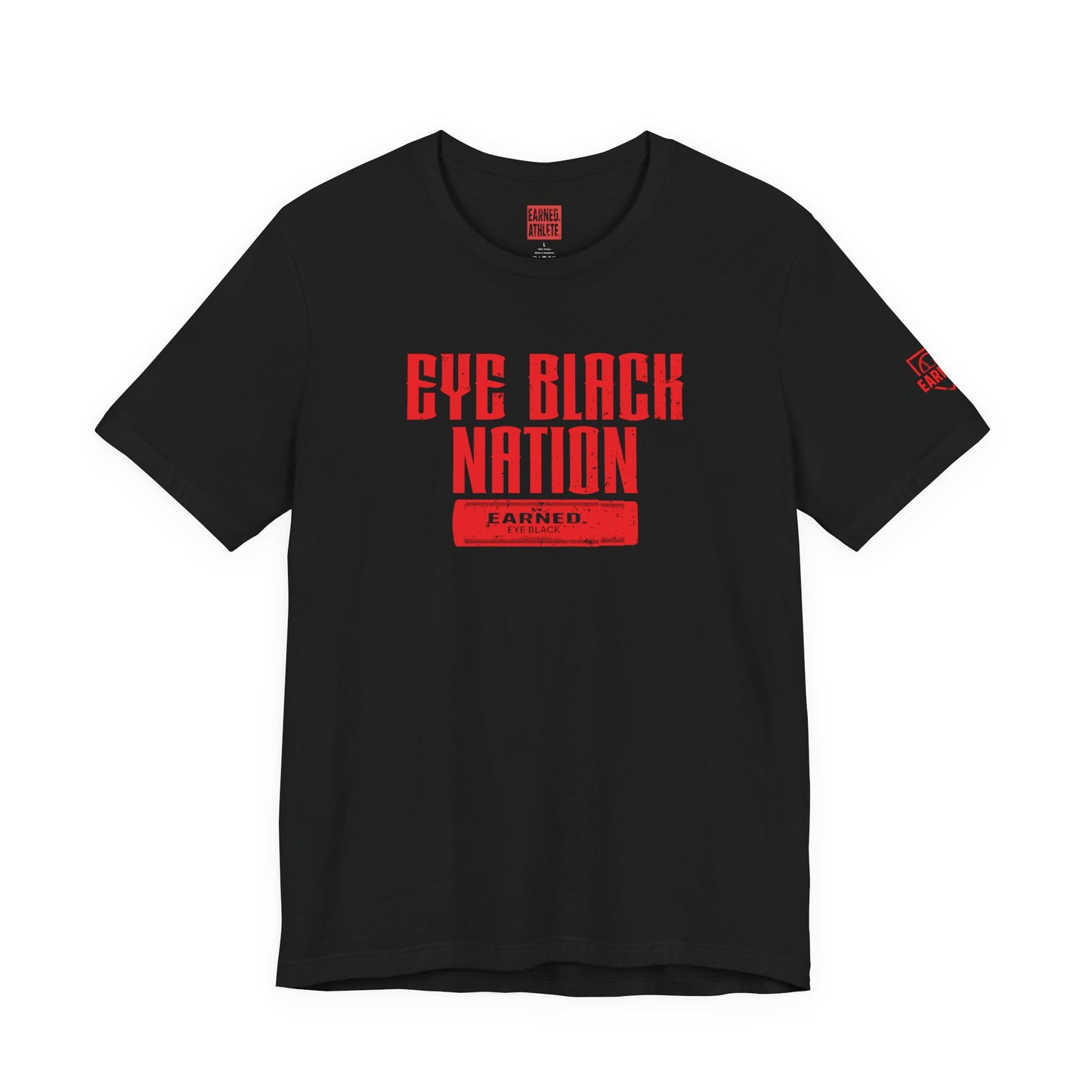 Eye Black Nation Adult Tee - Red Graphic