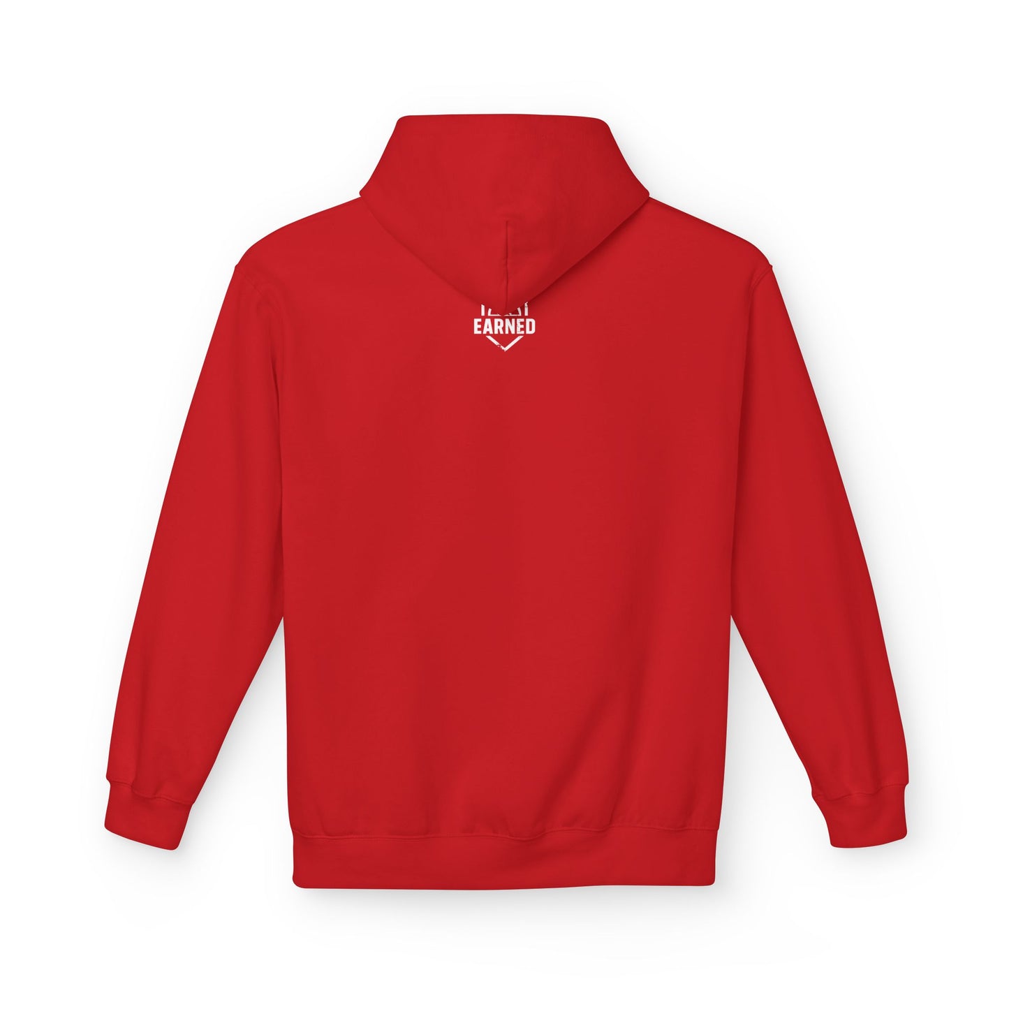 EARNED Logo Adult Hoodie - White Logo