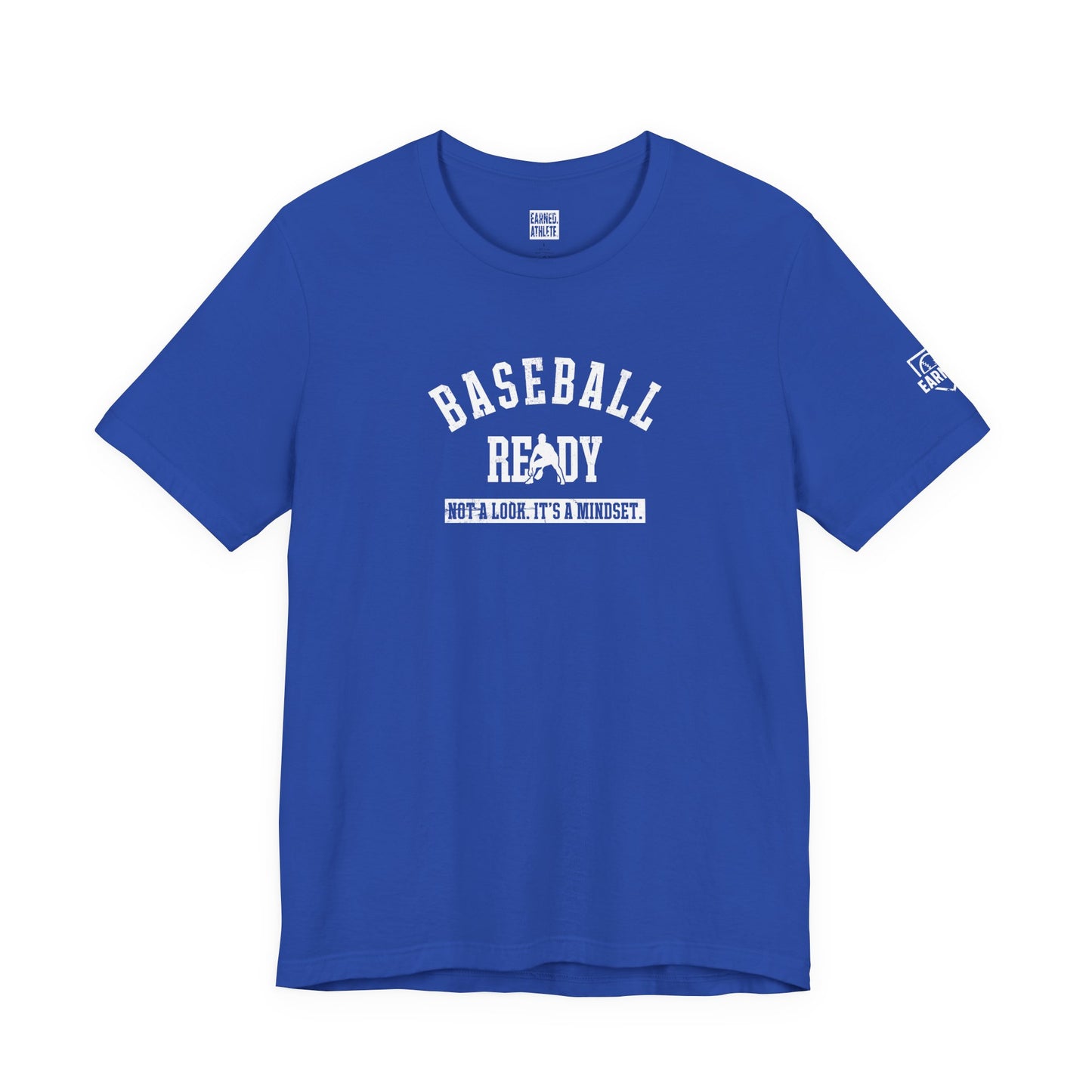Baseball Ready Adult Tee - White Graphic