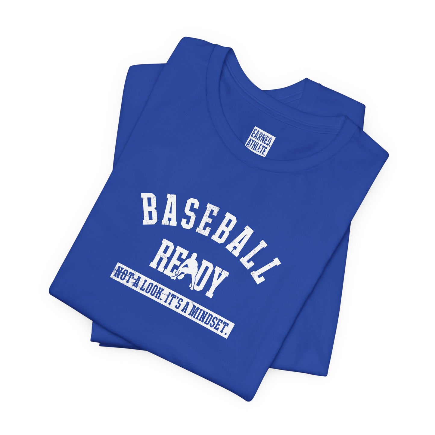 Baseball Ready Adult Tee - White Graphic