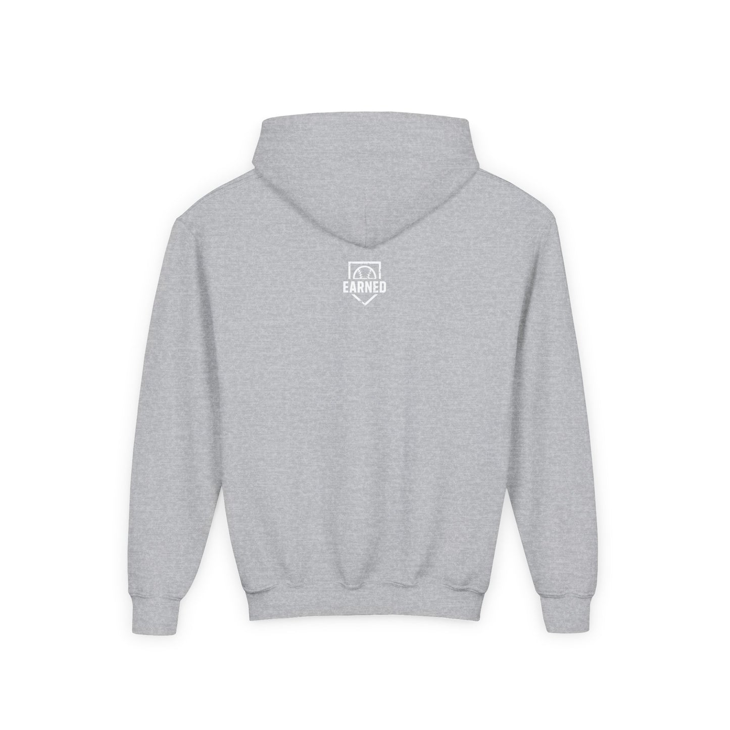 PRACTICE IS THE PROOF Youth Hoodie - White Graphic