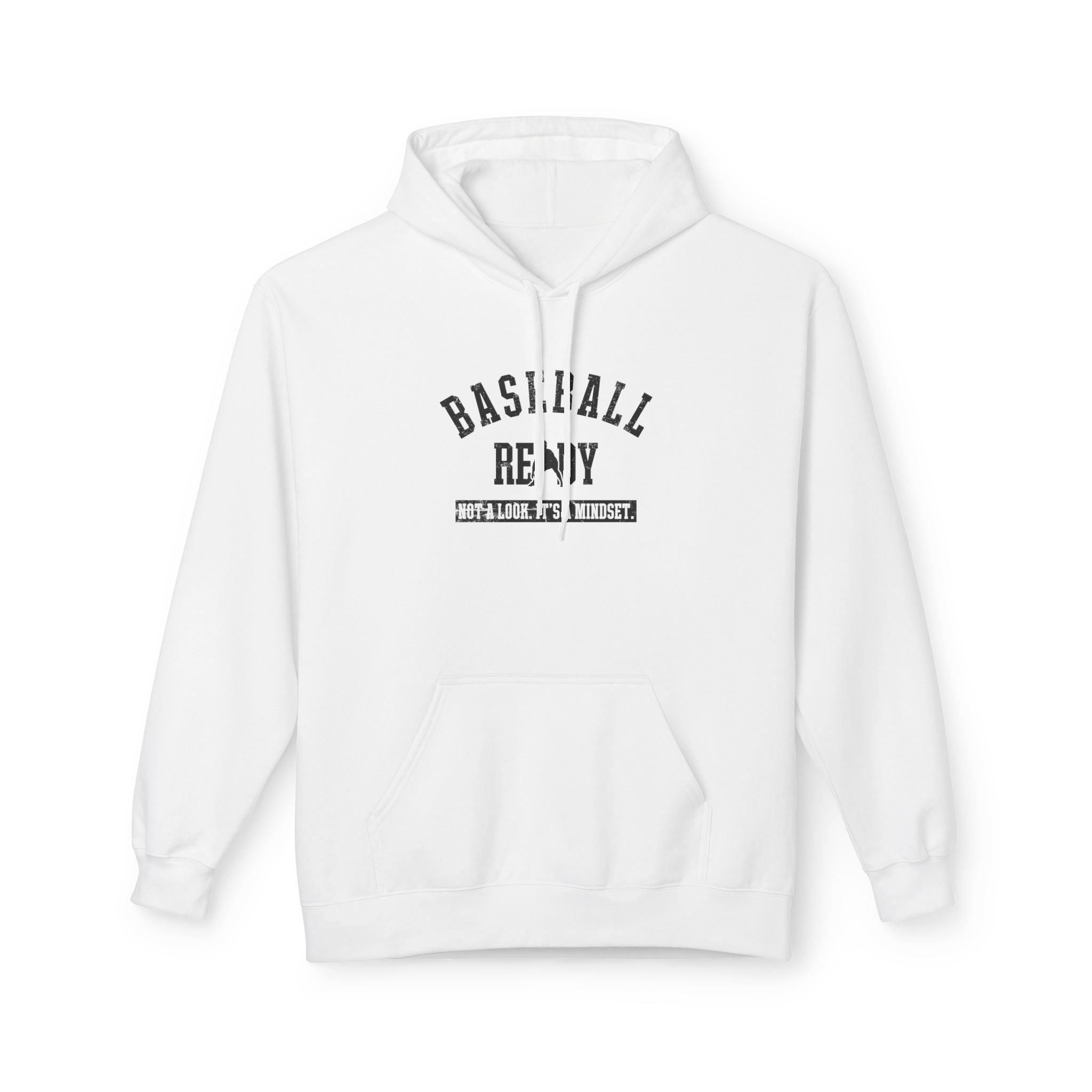BASEBALL READY Youth Hoodie - Black Graphic