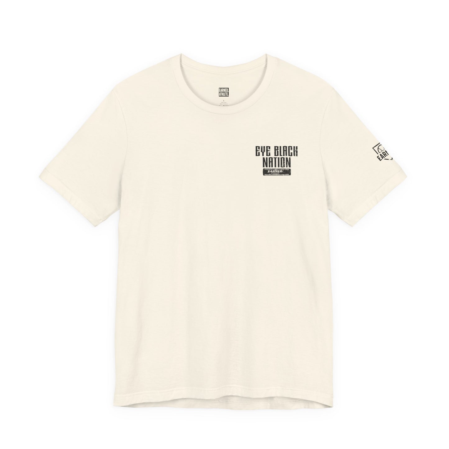 EYE BLACK NATION / WARRIOR Adult Tee - Black Font