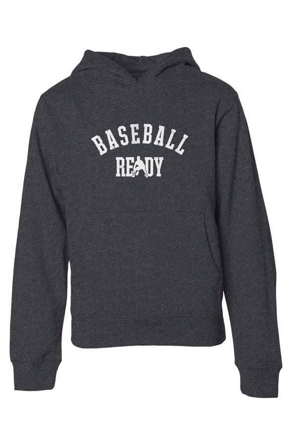 Baseball Ready Youth Hoodie (White Graphic)