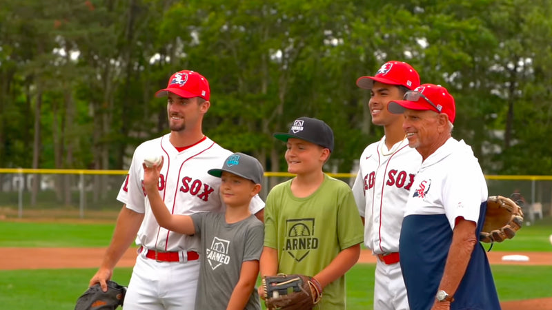 EARNED Throws First Pitch at Cape Cod Baseball League